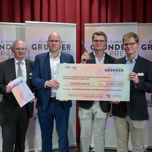 Reiner-Lemoine-Gründerpreis Anhalt-Bitterfeld 2022 © EWG (Urheber: Heiko Rebsch)